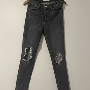 Levi’s distressed high rise skinny